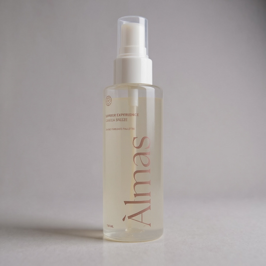 Brume hydratante corps et cheveux Almas – Vanilla Breeze 120 ml
