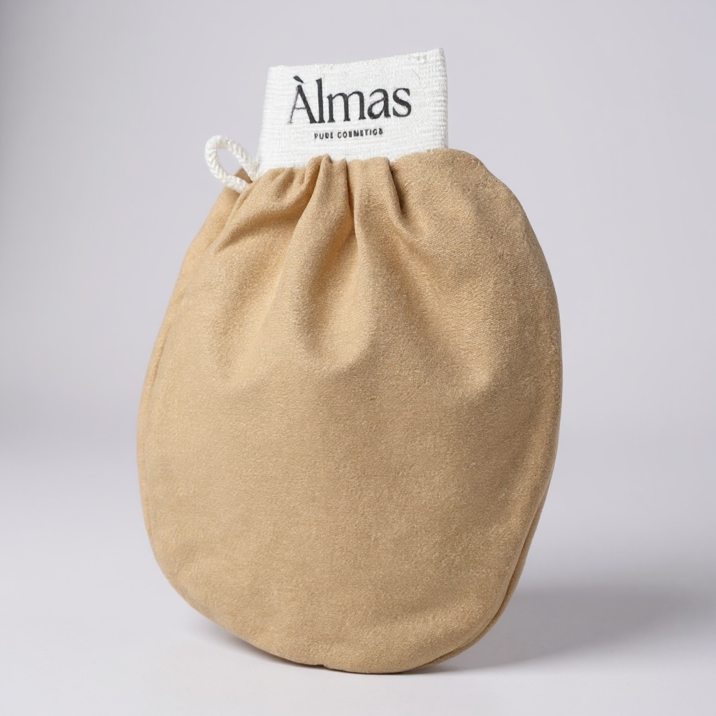 Gant exfoliant marocain Almas – Kessa pour rituel hammam