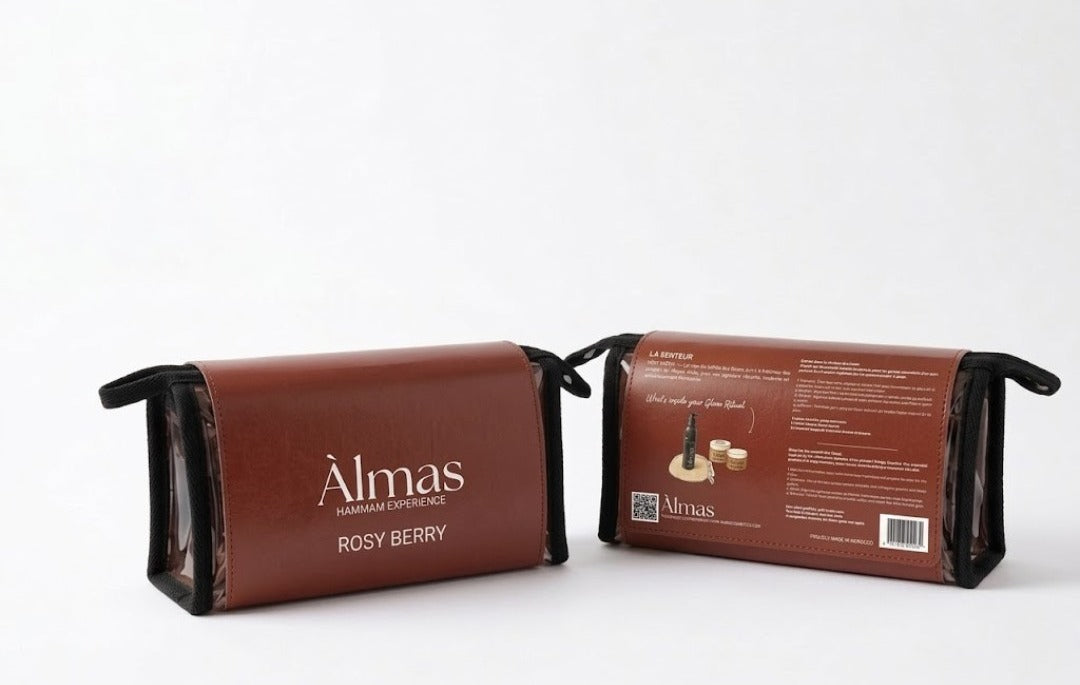 Trousse hammam experience rosy berry almas