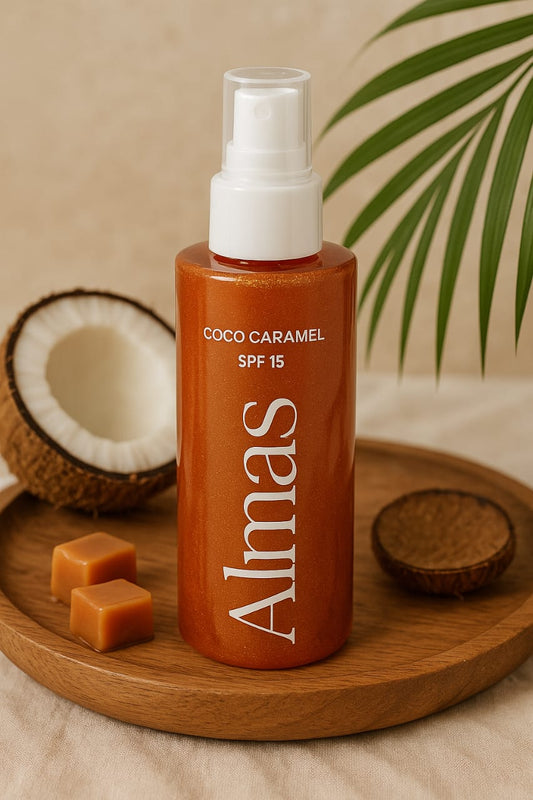 Dulce de Leche - Huile de bronzage au coco caramel 15 spf
